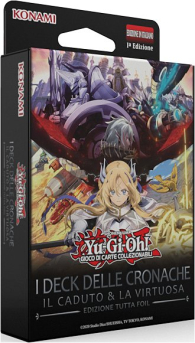Yugioh - Mazzo chronicles deck - il caduto & la virtuosa: Structure deck - edizione tutta foil